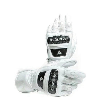 Druid 3 Leather Gloves – White/Black