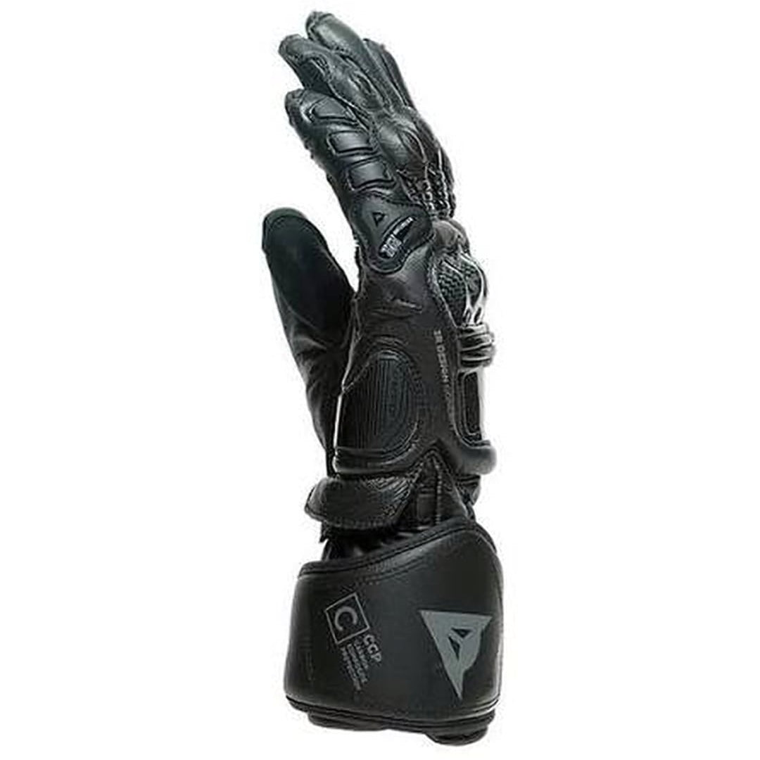 Druid 3 Leather Gloves – White/Black