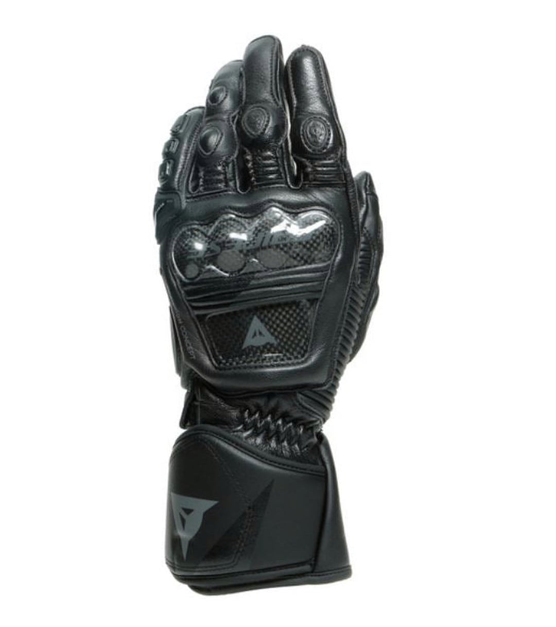 Druid 3 Leather Gloves – White/Black